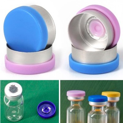 32 ملی میٹر میڈیکل انجیکشن ایلومینیم پلاسٹک کی شیشی فلپ آف کیپ