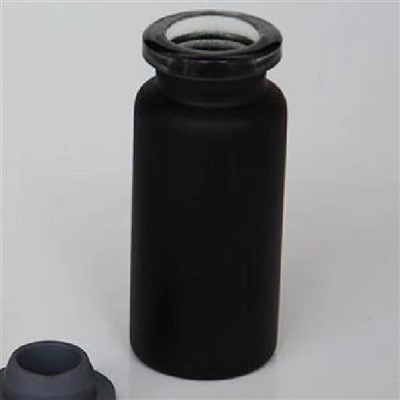 سیاہ شیشے کی شیشی ڈیزائن