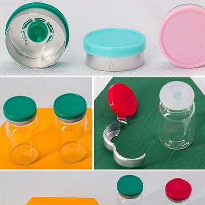 پلاسٹک راؤنڈ فلپ آف کیپ